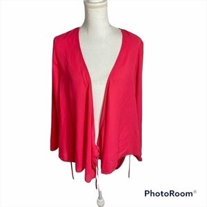 Asos Pink Cardigan Cover Up NWT Sz 10 Tie Front